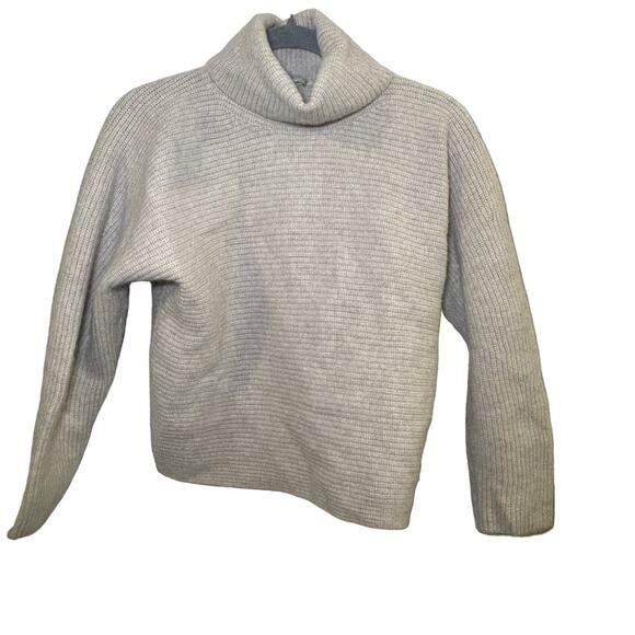 Vince Sweaters - Vince Women's Cowl Neck‎ Ribbed Pullover Sweater Size Small Cashmere Wool Tan